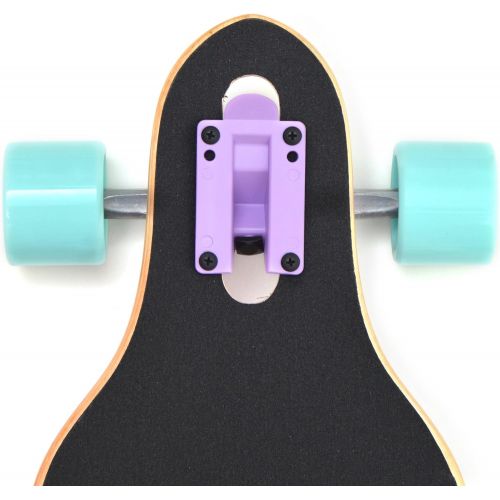  Apollo Longboard Special Edition Komplettboard inkl. T-Tool, mit High Speed ABEC Kugellagern, Drop-Through Freeride Skaten Cruiser Boards