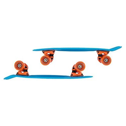  Apollo Fancy Skateboard, Vintage Mini Cruiser, Komplettboard, 22.5inch (57,15 cm), Mini-Board mit Holz Oder Kunstsoff Deck mit und Ohne LED Wheels