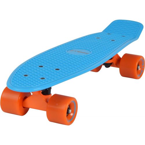  Apollo Fancy Skateboard, Vintage Mini Cruiser, Komplettboard, 22.5inch (57,15 cm), Mini-Board mit Holz Oder Kunstsoff Deck mit und Ohne LED Wheels