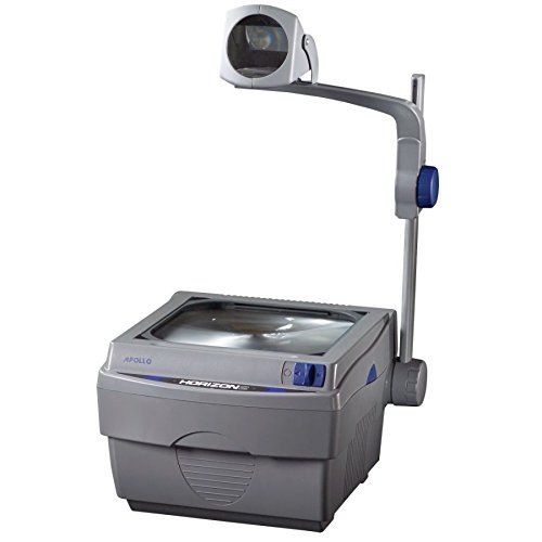  Apollo Overhead Projector, Horizon 2, 2000 Lumen Output, 10 x 10, Closed Head (V16002M), Gray