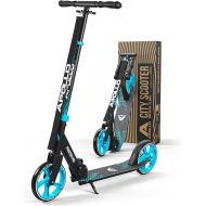 APOLLO Adult Scooter - Folding Kick Scooter for Adults, Teens & Kids Ages 6 Years and up with Big Wheels (XXL), Foldable Kick Scooters with LED Light Up Wheel Options, Scooter for