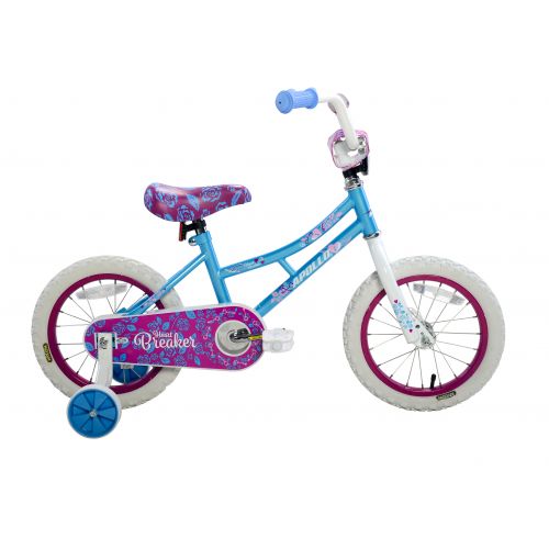  Apollo Heartbreaker 14 inch Kids Bicycle, Ages 3 to 5, Height 28 to 36 inches, Teal