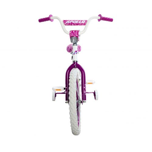  Apollo Heartbreaker 18 inch Kids Bicycle, Ages 5 to 9, Height 42 - 50 inches, White/Pink