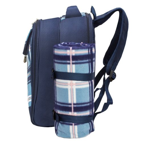  Apollo walker apollo walker TAWA Picnic Set Backpack for 4 with Cooler Compartment,Detachable Bottle/Wine Holder Including Large Picnic Blanket(45x 53) for Picnic Family and Lovers Gifts,Outdoor