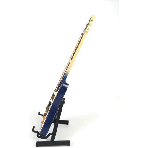  [아마존베스트]Apolo Electric Bass Guitar, Dollhouse Mini Instrument Model Miniature Art Projects Pocket Electric Guitar Bass Hobby Collectibles Gifts (Black)