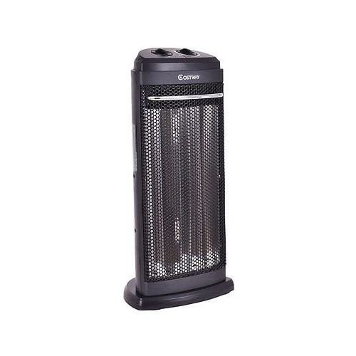  Apontus Infrared Electric Quartz Heater Living Room Space Heating Radiant Fire Tower