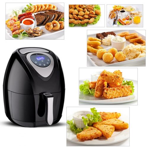  Apontus Oil Free Timer and Temperature Control Electric Air Fryer