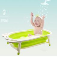 Apontus Baby Folding Collapsible Portable Bathtub w Block Green