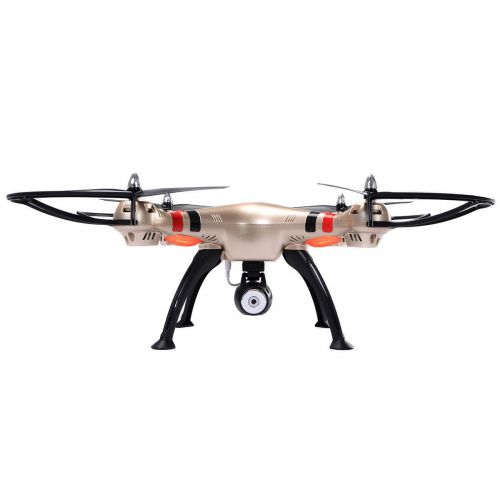  Apontus Syma X8HC 2.4G 4CH 6-Axis Gyro RC Quadcopter Drone 2MP HD Camera UAV RTF UFO