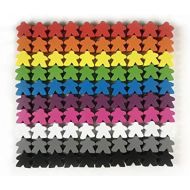 [아마존베스트]Apostrophe Games 100 Multi-Color Wooden Meeples - Standard Size (16mm)