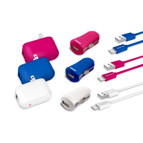  Apple-Certified MFI Lightning USB Car & Wall Charger Kit for iPhone iPad & iPod
