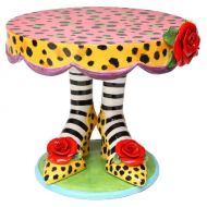 Appletree 10-Inch Sugar High Social by Babs Ceramic Cake Stand