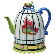 Appletree Design Flights of Fancy Teapot, 6-1/2-Inch