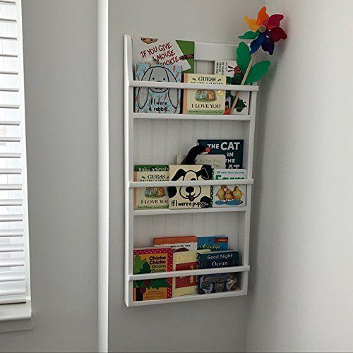  Appletree Woodcrafts Hanging Wall BookshelfPlate Rack