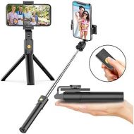 [아마존베스트]Appolab Selfie Stick Tripod with Bluetooth Wireless Remote, 3 in 1 Extendable Selfie Stick with Tripod Stand for iPhone X XR XS MAX 7 8 Plus,Galaxy S9 Plus S8 Plus Note8