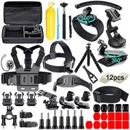 Appolab 61 in 1 Action Camera Accessories Kit for GoPro Hero 9 8 7 6 5 4 Hero Session 5 Black Insta360 SJ4000 5000 6000 Xiaomi Yi DJI AKASO Campark Action Camera