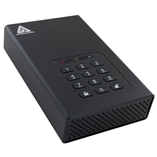  Apricorn 4TB Aegis Padlock DT 256-bit Encryption USB 3 Hard Drive (ADT-3PL256-4000)