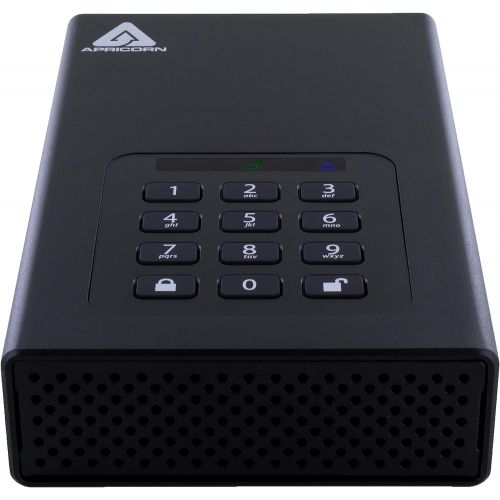  Apricorn 10TB Aegis Padlock DT 256-Bit Encrypted USB 3.0 Hard Drive (ADT-3PL256-10TB)