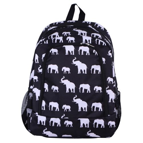  April Fashions Elephant Print Backpack for boy Women Teen Girls Fashion Shoulder Bag Book bag Children Travel Casual bag (NBN-E-BW-1)