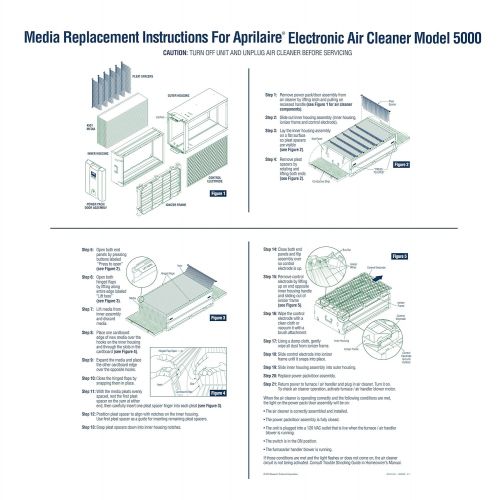  Aprilaire 501 Replacment Filter for Aprilaire Whole House Electronic Air Purifier Model: 5000, MERV 16 (Pack of 10)