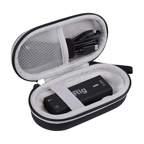  Aproca Hard Travel Storage Carrying Case for IK Multimedia iRig HD 2 digital guitar interface