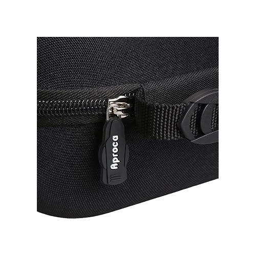  Aproca Hard Carry Travel Bag Case Compatible with Audio-Technica ATH-M50x Professional Monitor Headphones ATH-M50xMG ATH-M40x ATH-M30x ATH-M70x (Black)