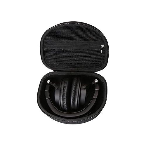  Aproca Hard Carry Travel Bag Case Compatible with Audio-Technica ATH-M50x Professional Monitor Headphones ATH-M50xMG ATH-M40x ATH-M30x ATH-M70x (Black)