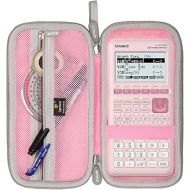 Aproca Pink Hard Storage Portable Case, for Casio fx-9750GIII, Standard Graphing Calculator