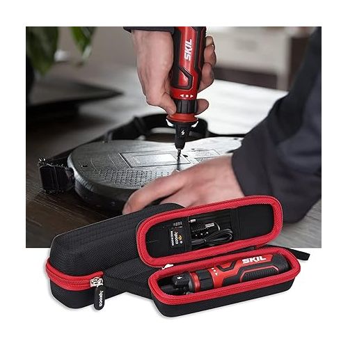  Aproca Hard Storage Travel Case, for SKIL Rechargeable 4V Cordless Screwdriver and Accessories