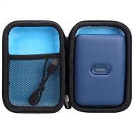 Aproca Blue Hard Travel Storage Carrying Case for Fujifilm Instax Mini Link Smartphone Printer