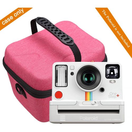  Aproca Hard Travel Storage Case for Polaroid Originals Now I-Type/OneStep 2 / OneStep+ Instant Film Camera (Red + Shoulder Strap)