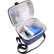 Aproca Hard Travel Storage Case for Polaroid Originals Now I-Type/OneStep 2 / OneStep+ Instant Film Camera (Blue + Shoulder Strap)