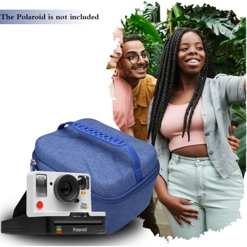  Aproca Hard Travel Storage Case for Polaroid Originals Now I-Type/OneStep 2 / OneStep+ Instant Film Camera (Blue-New Version)