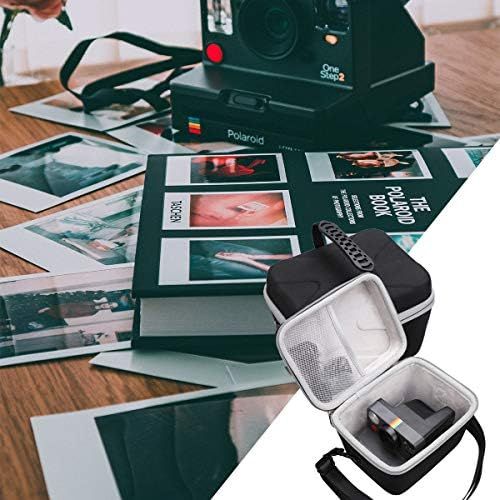  Aproca Hard Travel Storage Case for Polaroid Originals Now I-Type/OneStep 2 / OneStep+ Instant Film Camera (Black + Shoulder Strap)