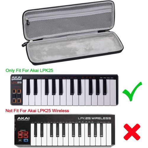  [아마존베스트]Aproca Hard Storage Travel Case for Hercules DJControl Starlight/Akai Professional LPK25 | 25 Key MIDI Keyboard Controller