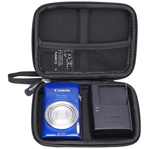  Aproca Hard Travel Storage Case for Canon PowerShot ELPH 180 Digital Camera (Blue)