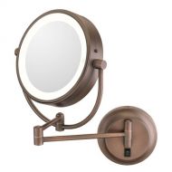 Aptations Kimball & Young 945-35-15HW Neomodern LED Lighted Wall Mirror Hardwired 9 x 2.2 Italian Bronze