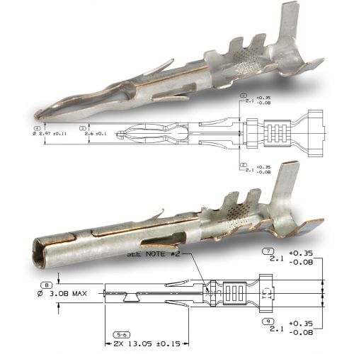  Aptiv (formerly Delphi) Delphi Packard Bulkhead Kit 22-pin 16-14 Ga. + Cavity Plug + Weather-Pack Removal Tool + 3M Tape