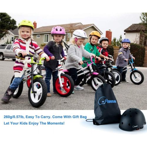  Apusale Kid Bike Helmet,Toddler Youth Bike Helmet,for Scooter Skateboard Cycling Roller Skating Adjustable Size for Children Girl Boy