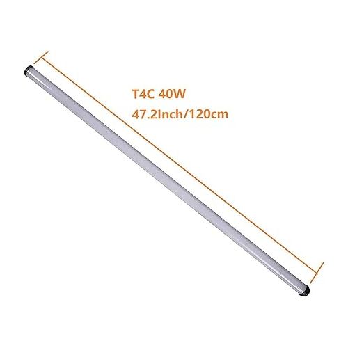  Aputure Amaran T4C RGBWW LED Tube Light,Bi-Color 2500K to 7500K,Support APP and DMX Control (T4C 40W 47.2Inch/120cm)