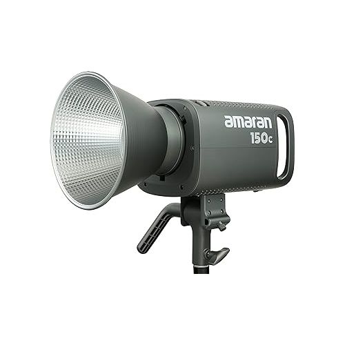  Aputure Amaran 150c COB Video Light,RGBWW 150W,2,500K to 7,500K CCT with G/M Adjustment,15,610 lux @ 1m with Hyper Reflector,APP Control