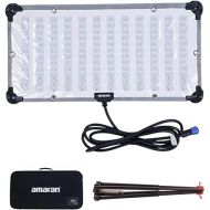 Aputure amaran F21x Bi-Color V-Mount LED Mat Foldable Flexible LED Light 2500K- 7500K CRI 95+, TLCI 98 App Control for Video Studio Photography Film Lighting with Sftobox,Carring Case (Amaran F21x)