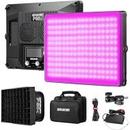 Aputure Amaran P60C RGBWW Video Panel Light,Color Temperature 2500K-7500K,60W,CRI95+/TLCI 96+,5900lux@1m,10 Light Effects,with Softbox,Support App