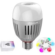 Aputure Accent B7c LED Smart Bulb 7W RGBWW,2000k-10000k Bi Color,CCT/HSI/FX Mode,App Control Built-in Battery, E26/E27 Socket