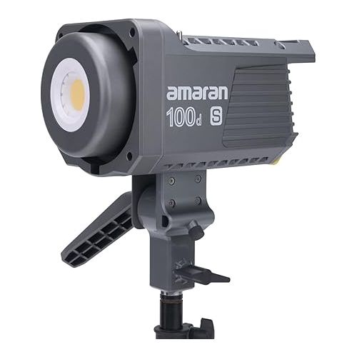  amaran 100dS Studio Light Daylight LED Video Light,amaran 100d upgrage Bluetooth App Control 8 Pre-Programmed Lighting Effects DC/AC Power Supply Photography Shooting Light (amaran 100dS)