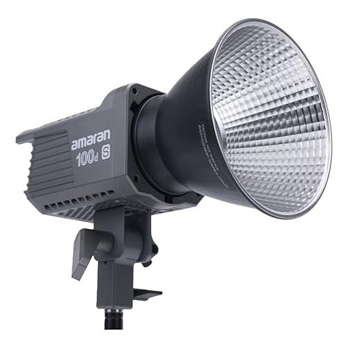  amaran 100dS Studio Light Daylight LED Video Light,amaran 100d upgrage Bluetooth App Control 8 Pre-Programmed Lighting Effects DC/AC Power Supply Photography Shooting Light (amaran 100dS)