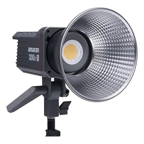  amaran 200x S 200W Bi-Color LED Video Light,Bluetooth App Control Studio Light,DC/AC Power Supply Bowens Mount Silent Fan Photography Lighting(amaran200xs)