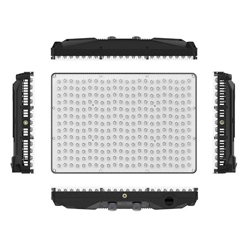  Aputure Amaran P60C-3-Lights-Kit RGBWW Led Panel Video Light,60W Bi-Color 2500K-7500K,CRI95+/TLCI 96+,5900lux@1m with Collapsible SOFTBOX,App Control