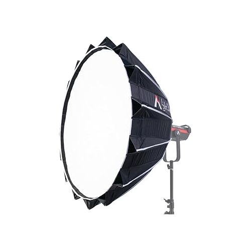  Aputure Light Dome III Studio Reflector Softbox with All-New Quick-Folding Design Bowens Mount with Diffuser Honeycomb Grid Gel Holder Carry Bag- 3ft (90cm) Quick-Setup Softbox