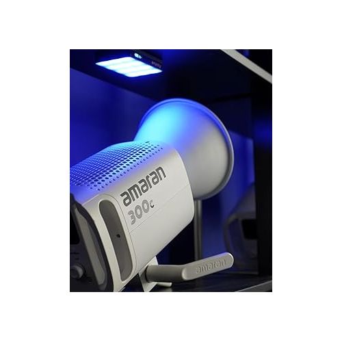  amaran 300c COB LED Video Light,RGB Key Light,Studio Light,Photography Lighting (amaran 300 White)